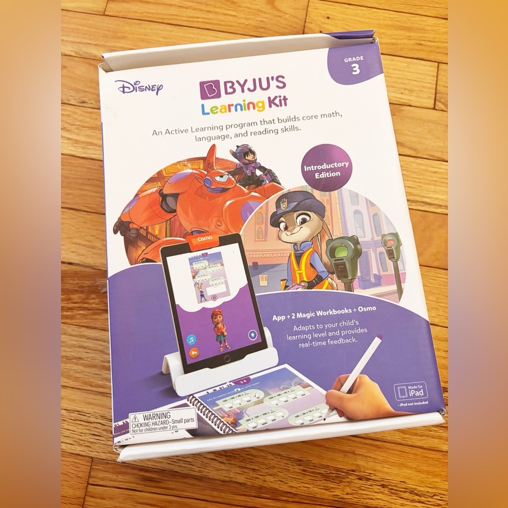 UNUSED Osmo - BYJU'S Learning Kit: Disney, Grade 3 Intro Edition
